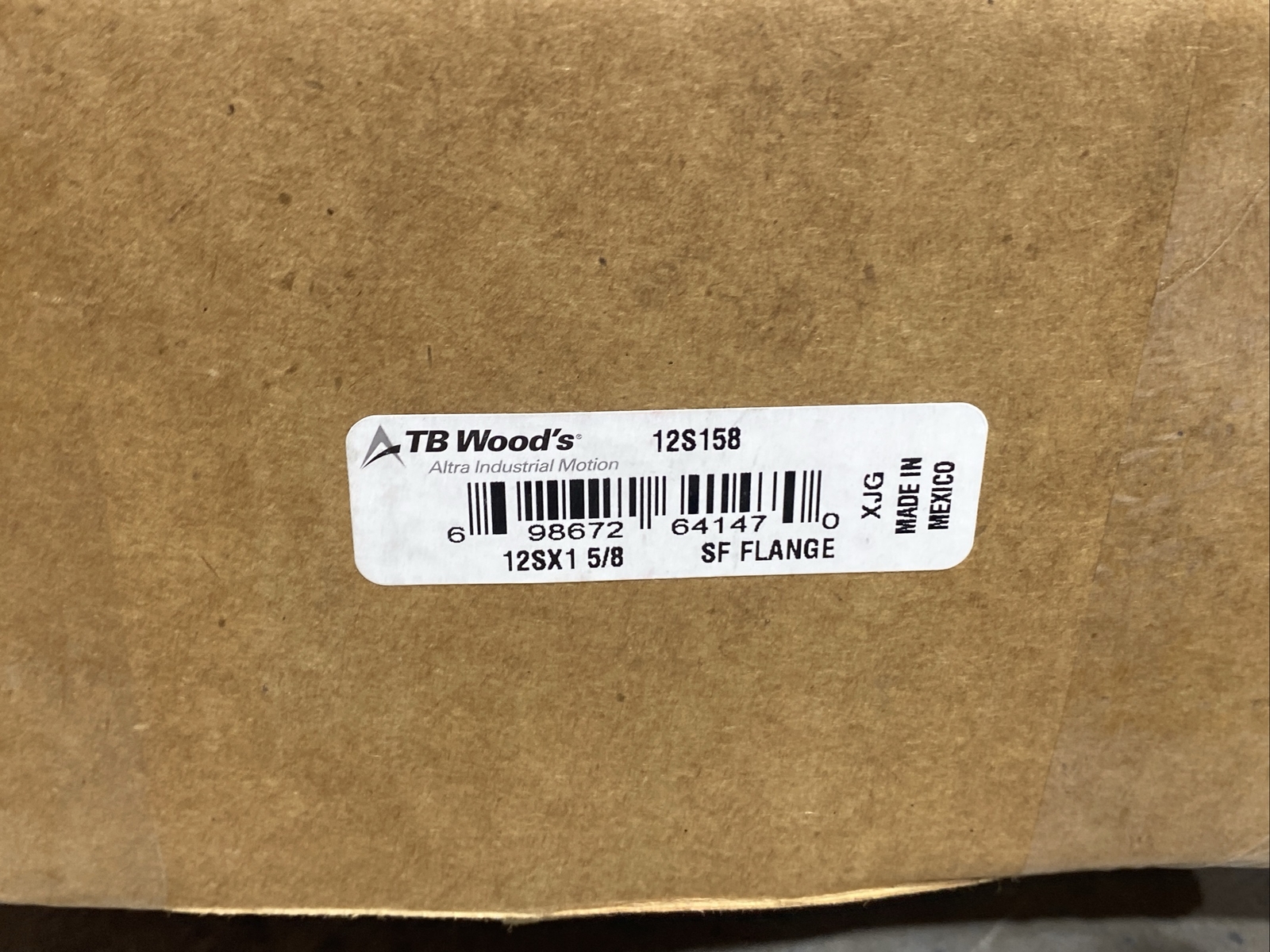 TB WOODS 12S158 SURE-FLEX Type S Flange 12S x 1-5/8 New