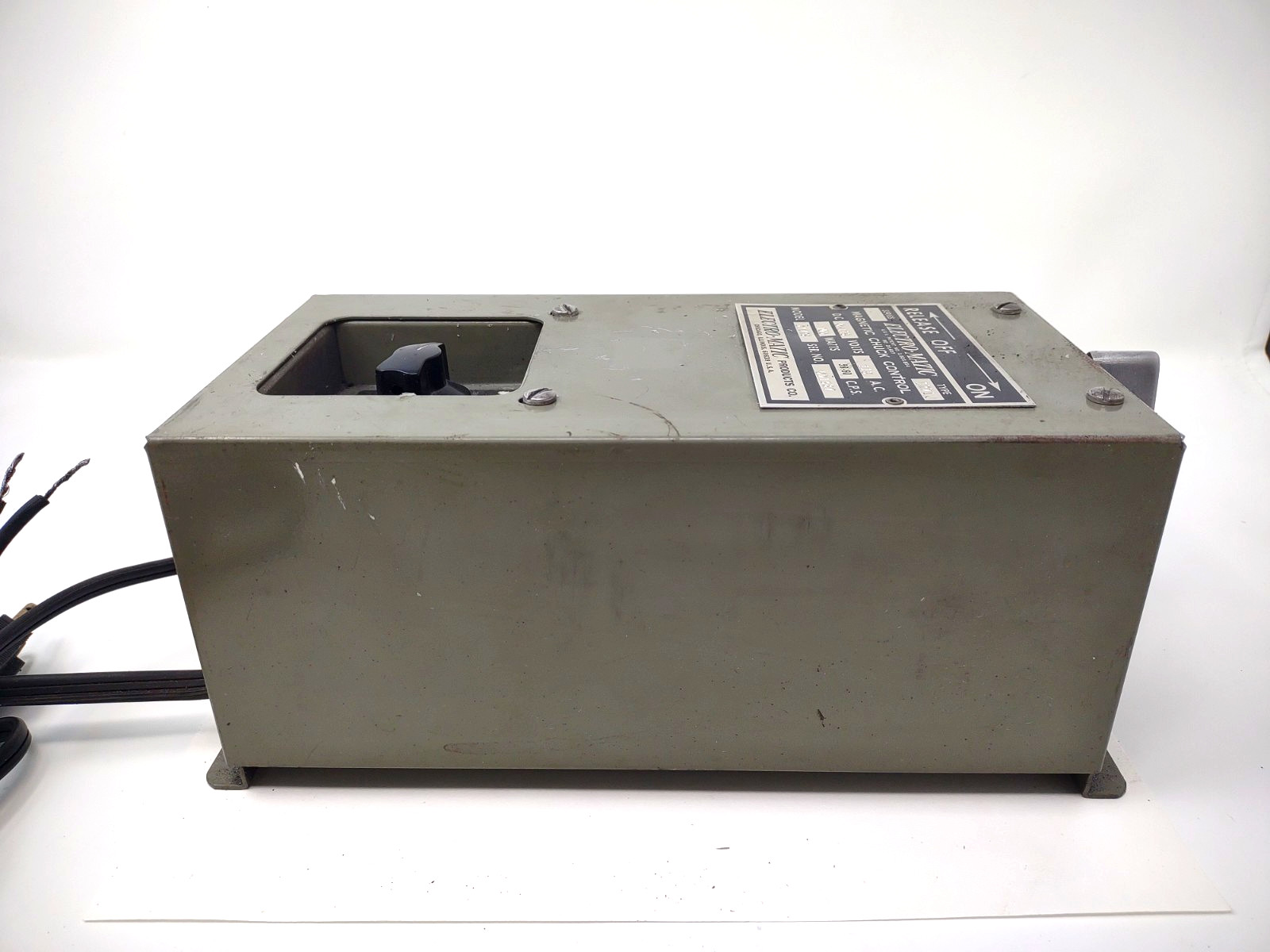 ELECTRO-MATIC D1VRS MAGNETIC CHUCK CONTROL 115V