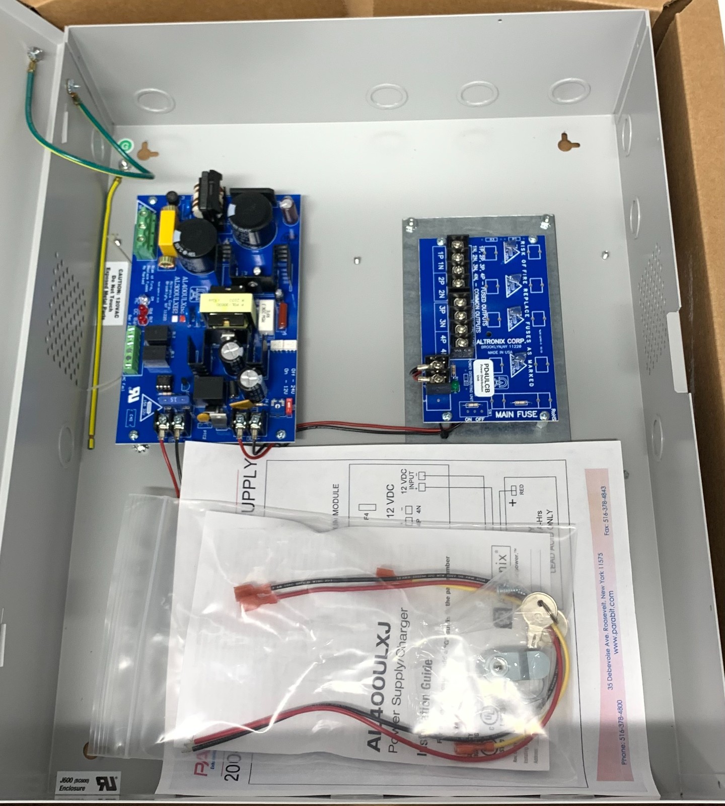 Altronix AL400ULXJG Power Supply/Battery Charger