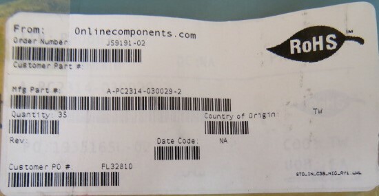Assmann A-PC2314-030029-2 Qty of 1 per Lot CORD 14AWG NEMA5-15P – CBL 9.84′; Ca