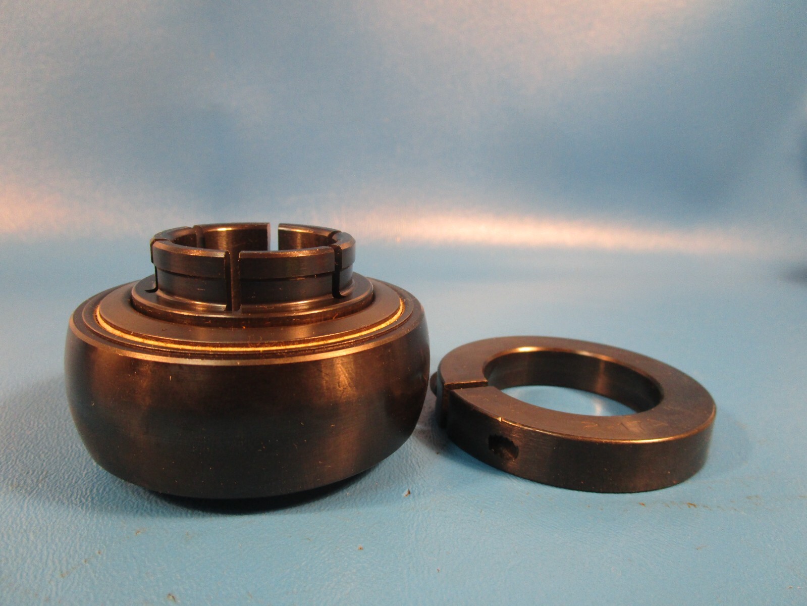SealMaster 2-14T, Ball Insert Bearing, Black Oxidized, 1-1/4 in ID, Standard
