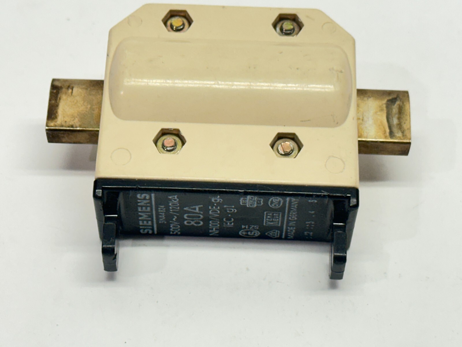 Siemens 3NA4824 Fuse Link NH00-VDE-GL IEC-GI 80A 500V 120kA