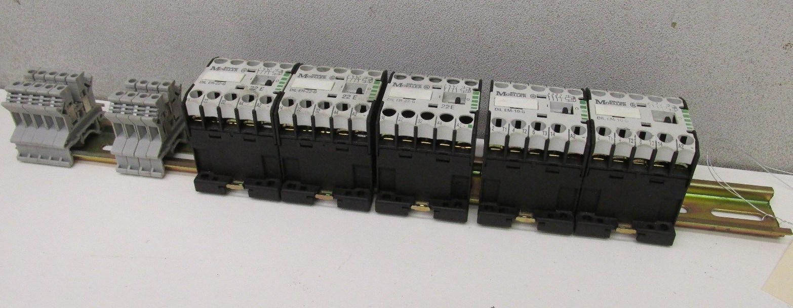 Klockner Moeller DIL-ER-22-G/DIL 0 M-G Relays and Auxiliary Switch 40956LR