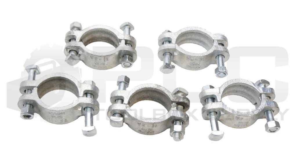 LOT OF 5 NEW DIXON DL20 DOUBLE BOLT CLAMP 1-3/4″-2-3/64″