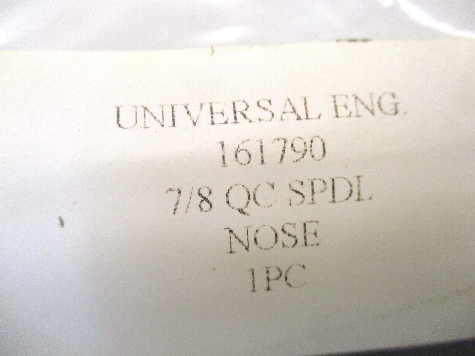 BILZ Universal Engineering 161790 ASB 7/8 QC SPDL NOSE Lot of 6 Pieces A7147LR