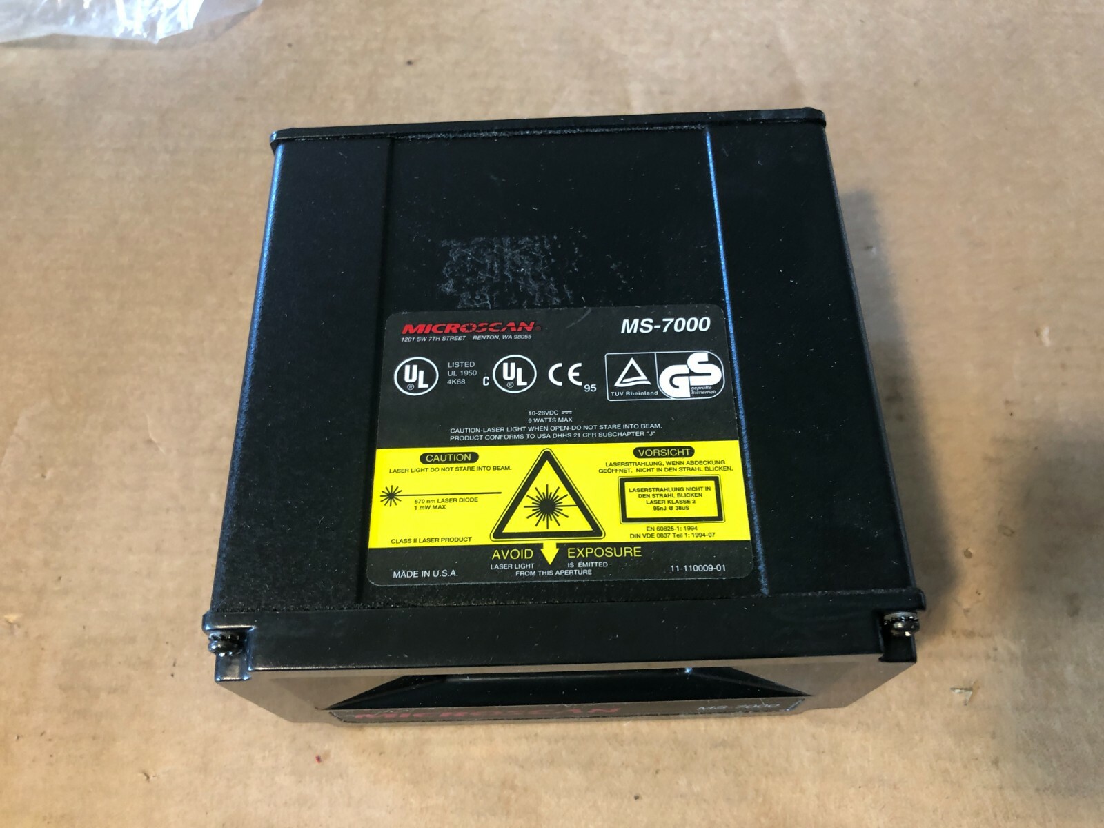 Microscan, Scanner, MS-7000