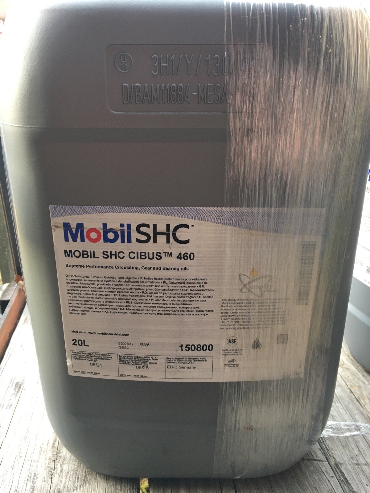 Mobil 104097 Gear Oil: Synthetic, SAE Grade 140 H1 Food Grade. 5 GAL 👀 GR8 BUY