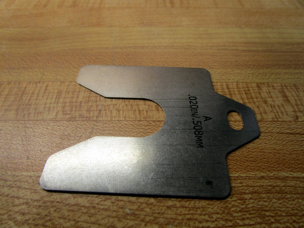 Maudlin Products MSA020 Slotted Shims (Pack of 20)