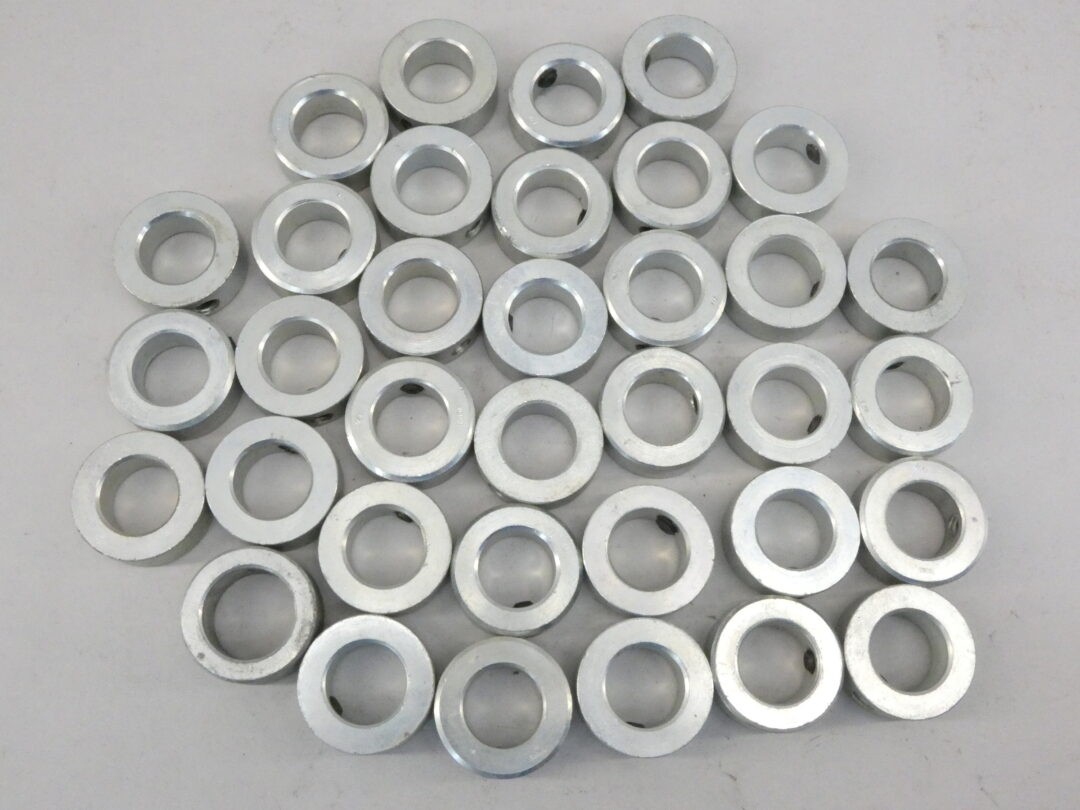 *Lot of 35* Shaft Collars 7/8″ Bore x 1-1/2″ OD x 9/16″ Set Screw Zinc-Plated…