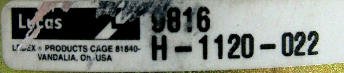NEW LUCAS H-1120-022 ACTUATOR 9816 H1120022