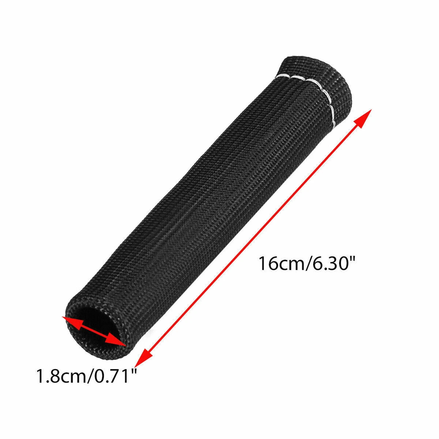 8pcs 2500° 6″ Spark Plug Wire Protector Boots Sleeve Heat Shield Cover fits MOST