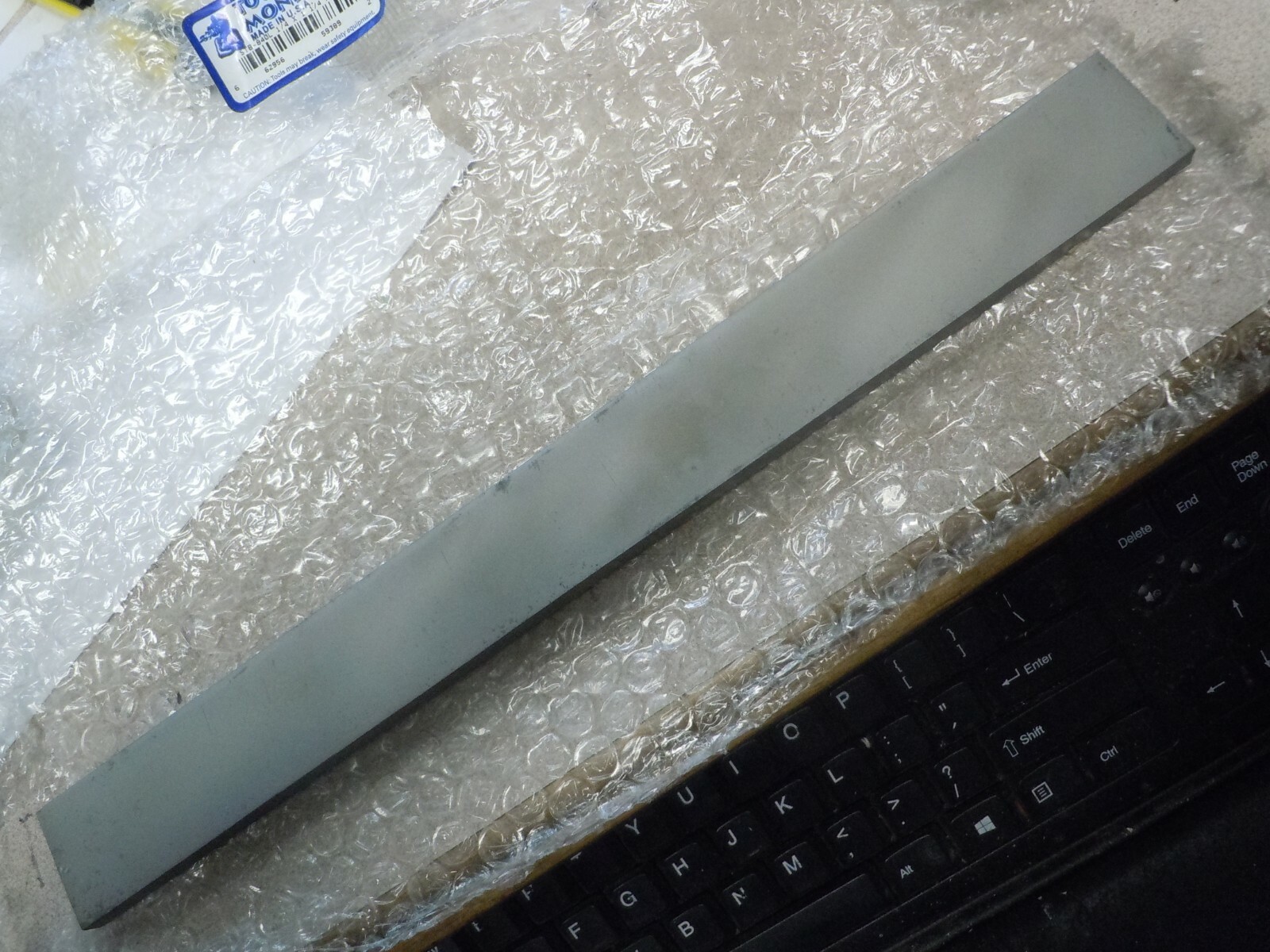 MONSTER C2 Micrograin Carbide Tool Blank,12″ L,1 1/4″ W,Unfinished, 777-001420