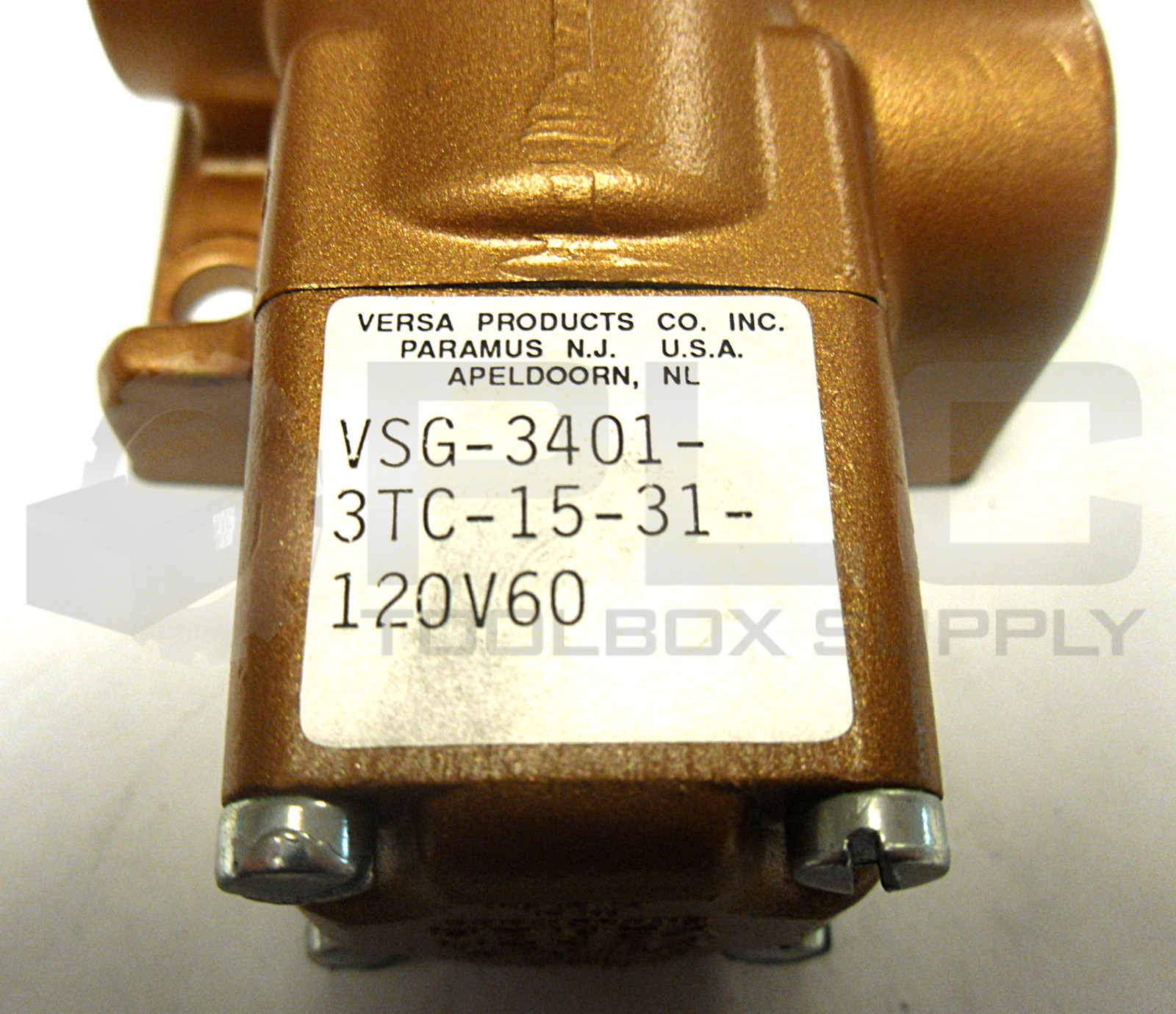 NEW VERSA VSG-3401-3TC-15-31-120V60 THREE WAY VALVE VSG-3401-3TC-15-31