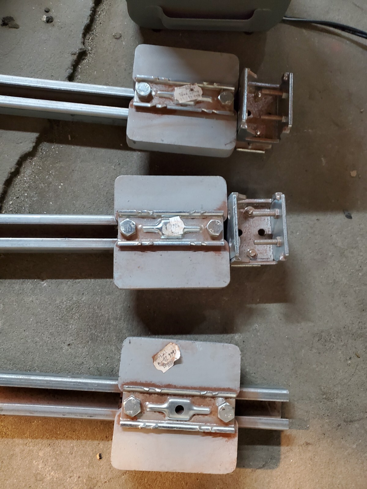 DEMAG CRANES counter weight 2kg & C rail fitting 851 441 44 kbk I II II-H
