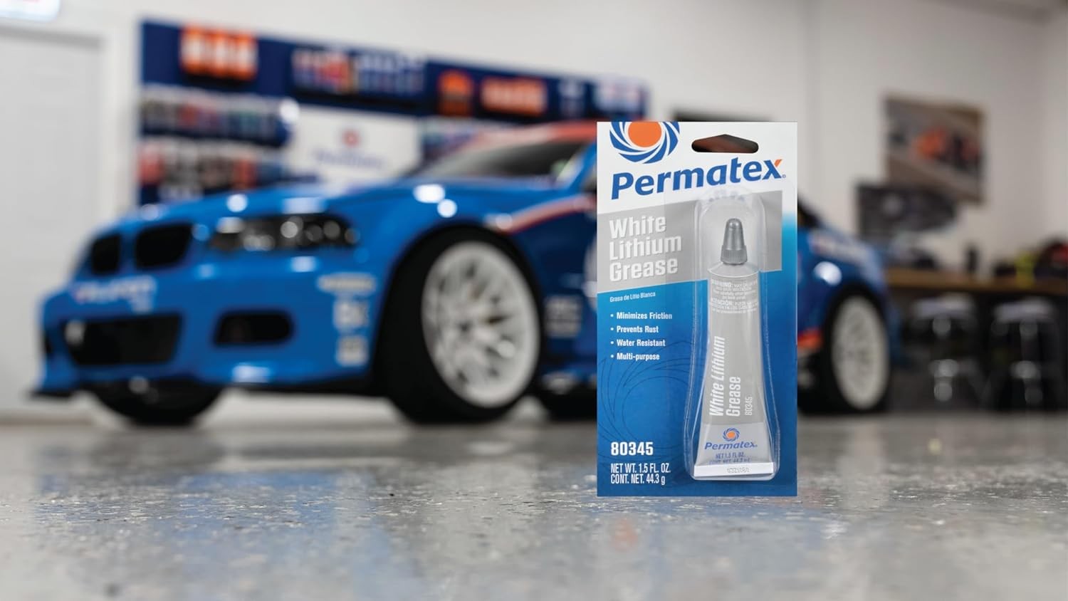 Permatex 80345 White Lithium Grease, 1.5 oz. Pack of 1