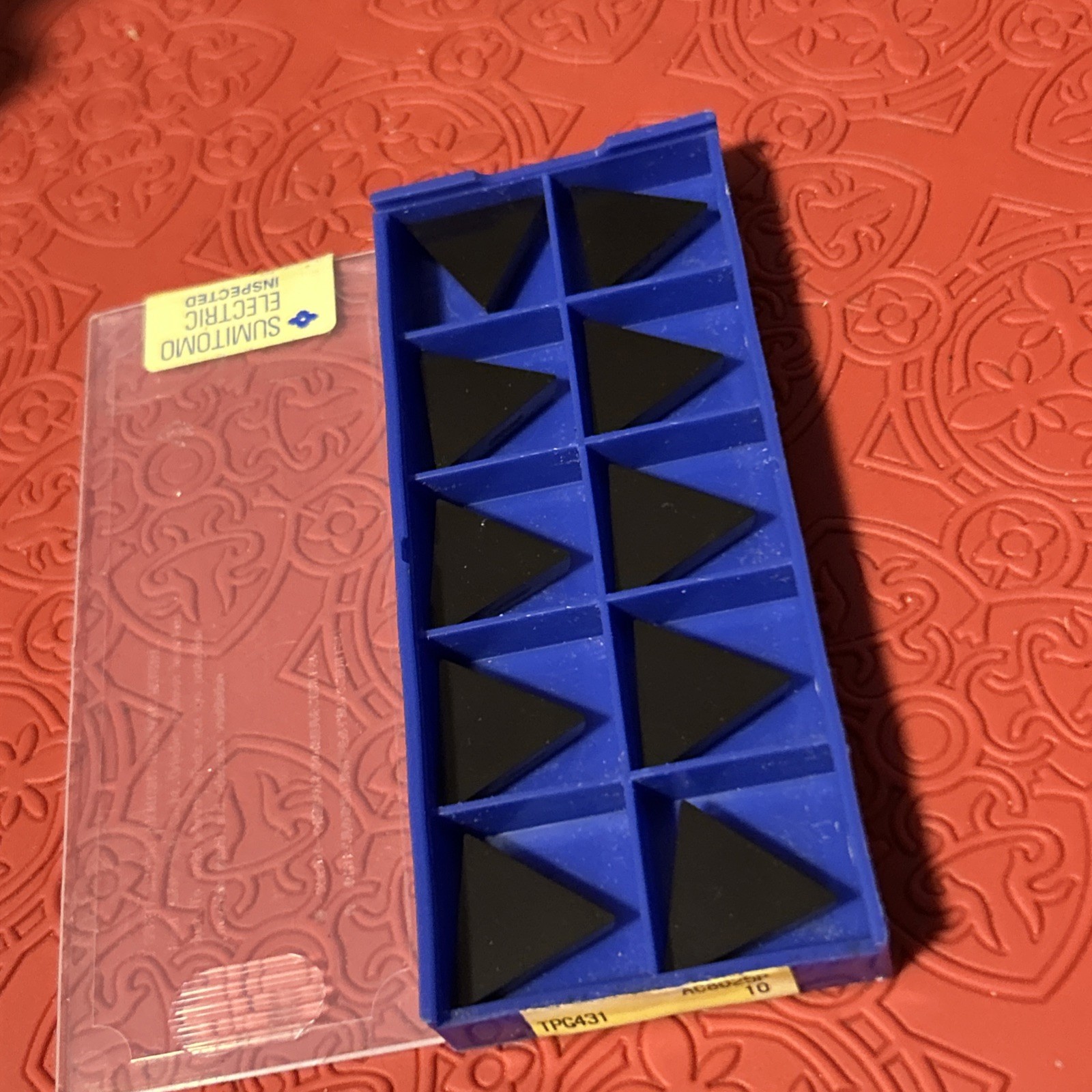 SUMITOMO TPG431-AC8025P PK 10 Triangle Turning Insert,TPG,Carbide 52FX35 (Q13)