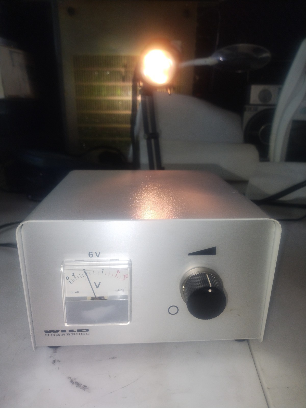 Wild Heerbrugg MTR 28 Microscope Power Supply/Light And Stand