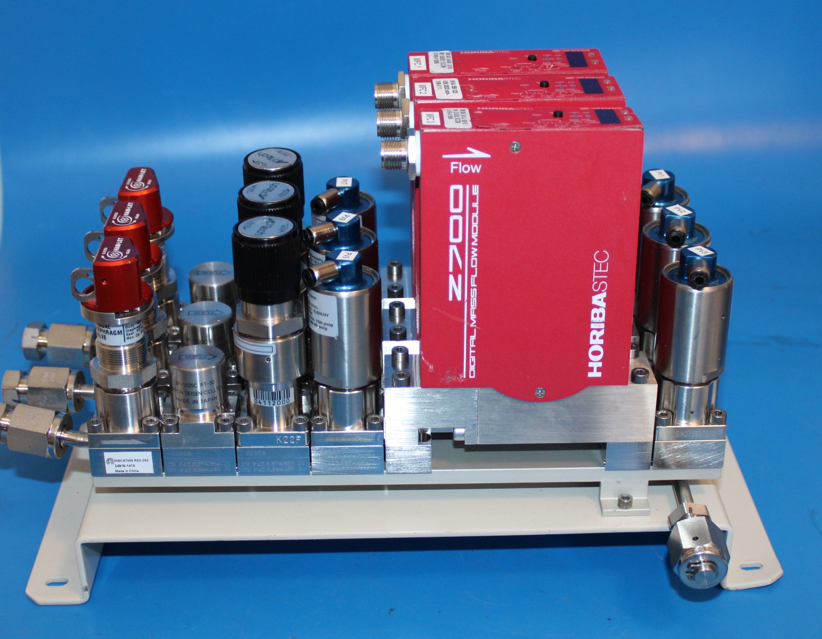 Applied Materials AMAT Assembly Horiba Gas Mass Flow Controller Gas Panel