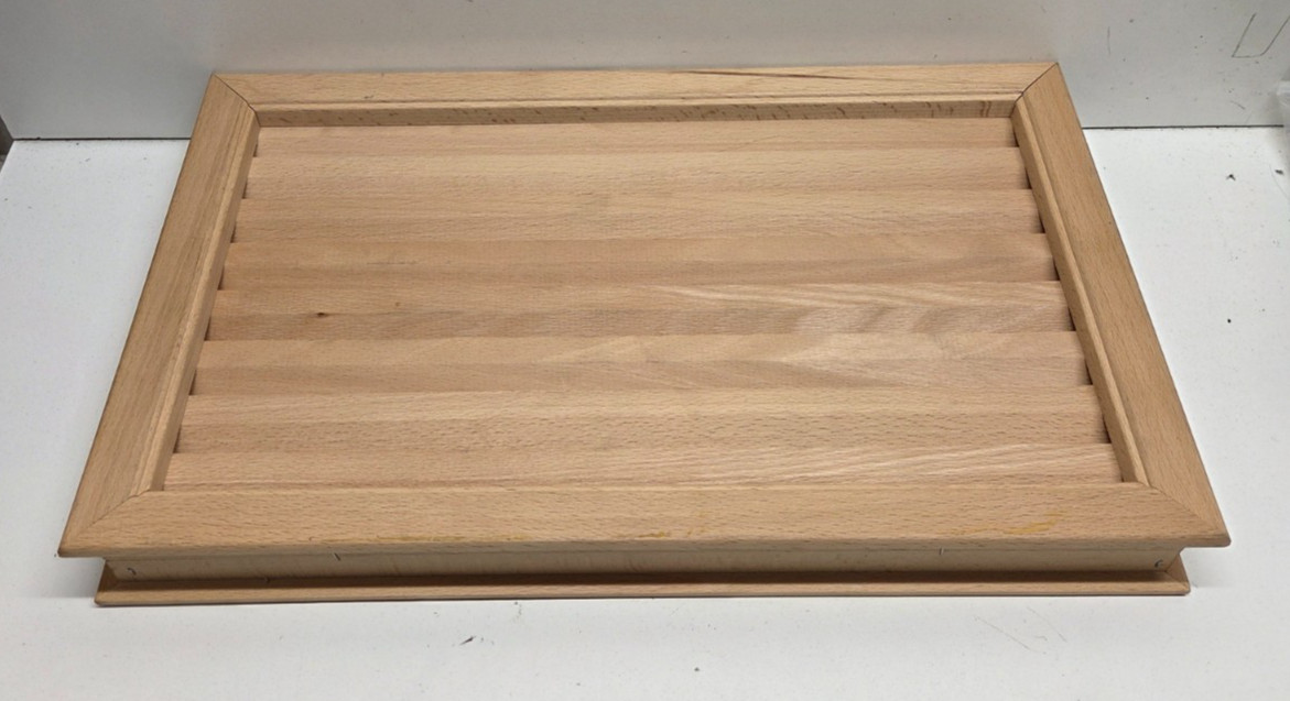 NEW! BASSWOOD DOOR LOUVER 12X8 FITS DOOR 1-3/8″ THICK 0352095/TM1400