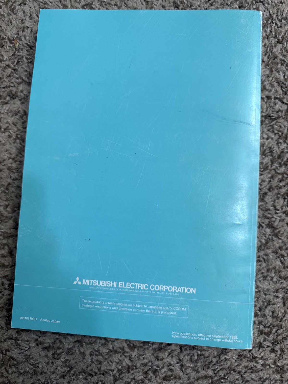 MITSUBISHI MELDAS 600M SERIES INSTRUCTION MANUAL BNP B2237