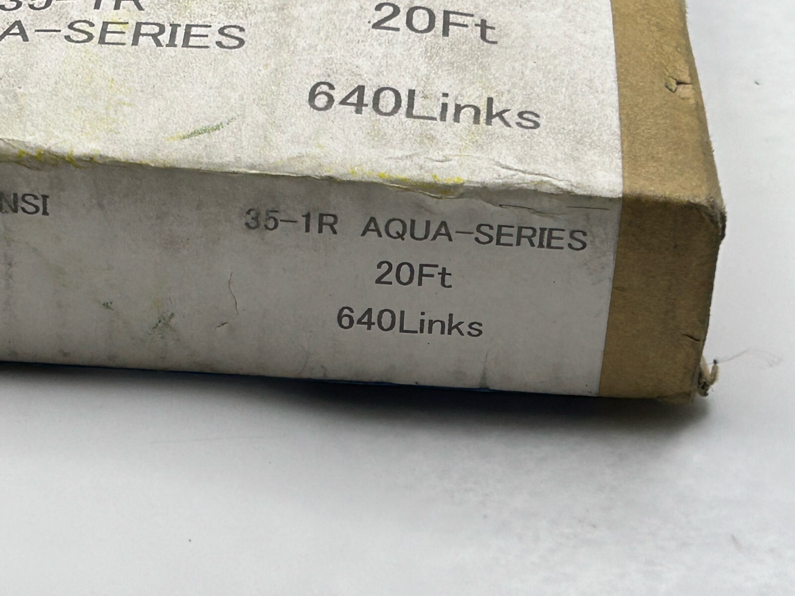 HKK Chain ANSI 35-1R AQUA-SERIES 20Ft 640 Links NEW