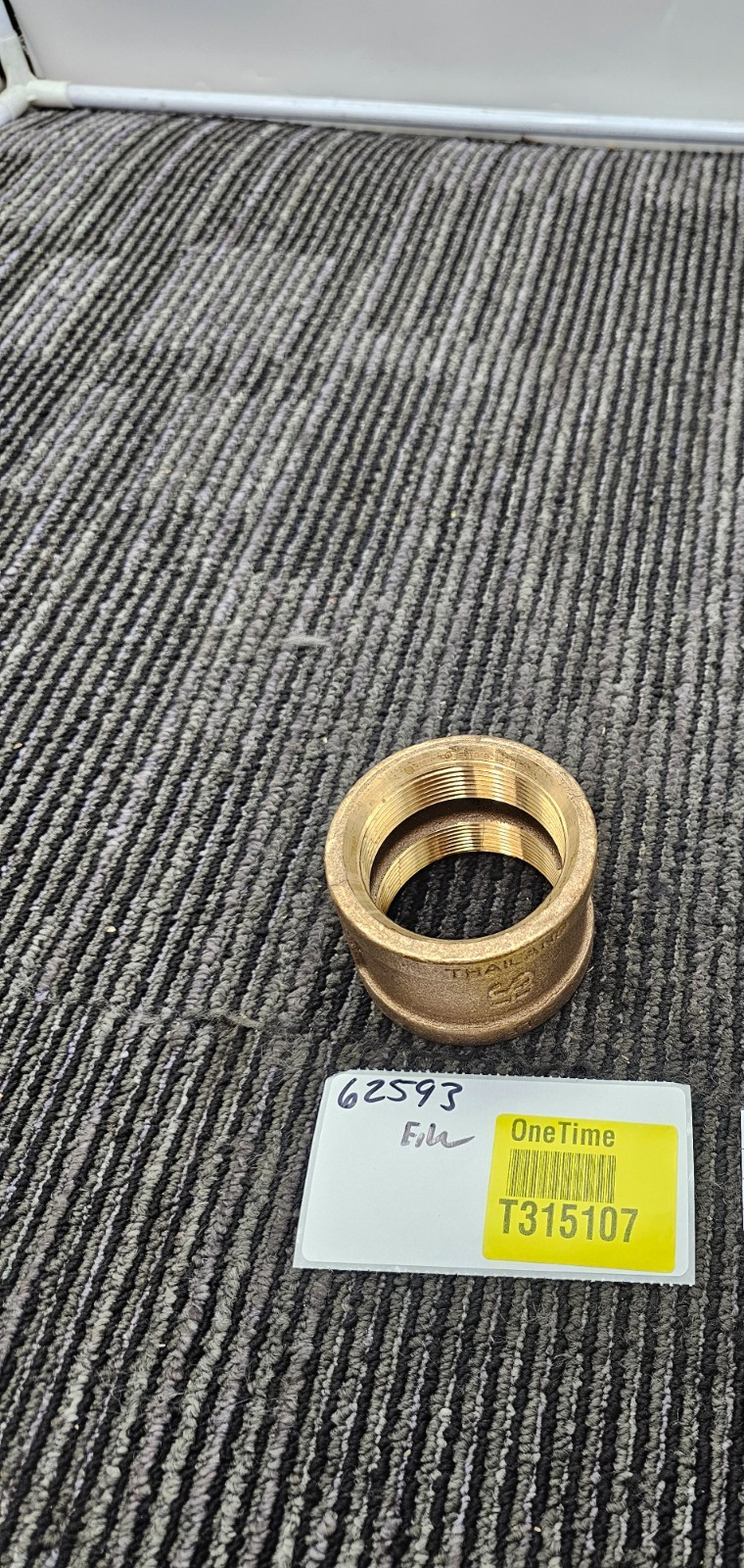 (QTY 3) Merit Brass 2 Brass Fnpt X Fnpt Class Pipe Coupling Threaded Female