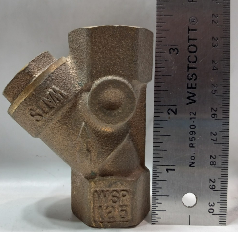 Watts WSP125 WOG 400 3/4″ Strainer – USED