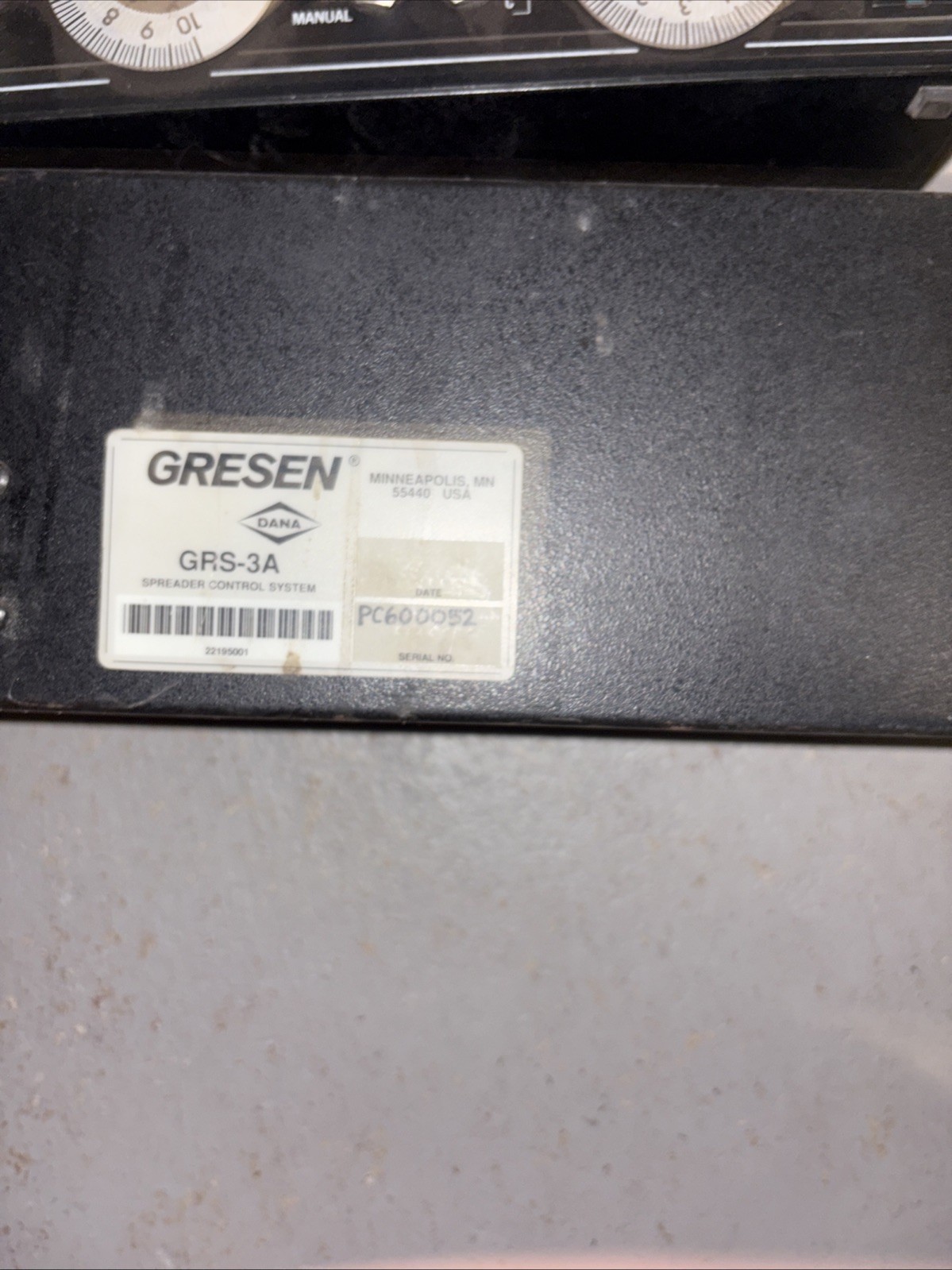 Gresen GRS30 Dana GRS300013 Spreader Control System *FREE SHIPPING*