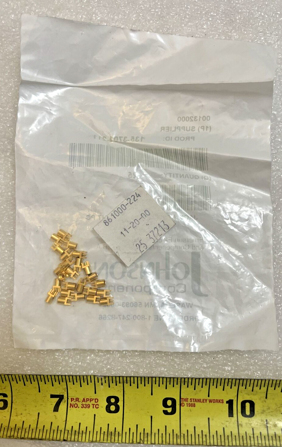 25pcs Johnson 135-3701-211 MMCX jack straight RF coax connectors PCB mount