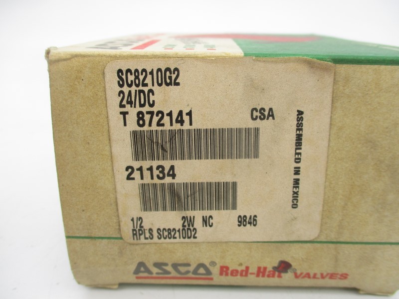 ASCO SC8210G2 24VDC 5-100PSI 1/2″ NSMP
