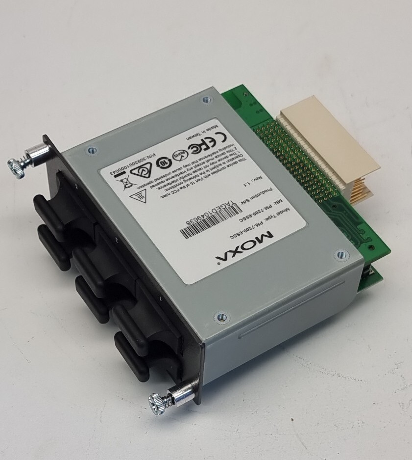 Moxa PM-7200-6SSC V1.1 Fast Ethernet Module with 6 100BaseFX single-mode ports