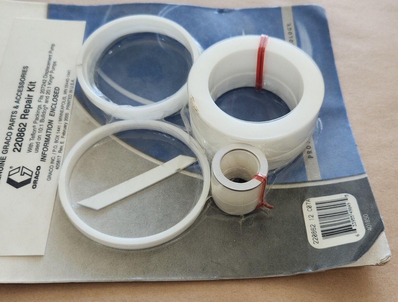*BRAND NEW* Graco 220862 Pump Repair Kit 10:1 Bulldog & King Pumps + Warranty!