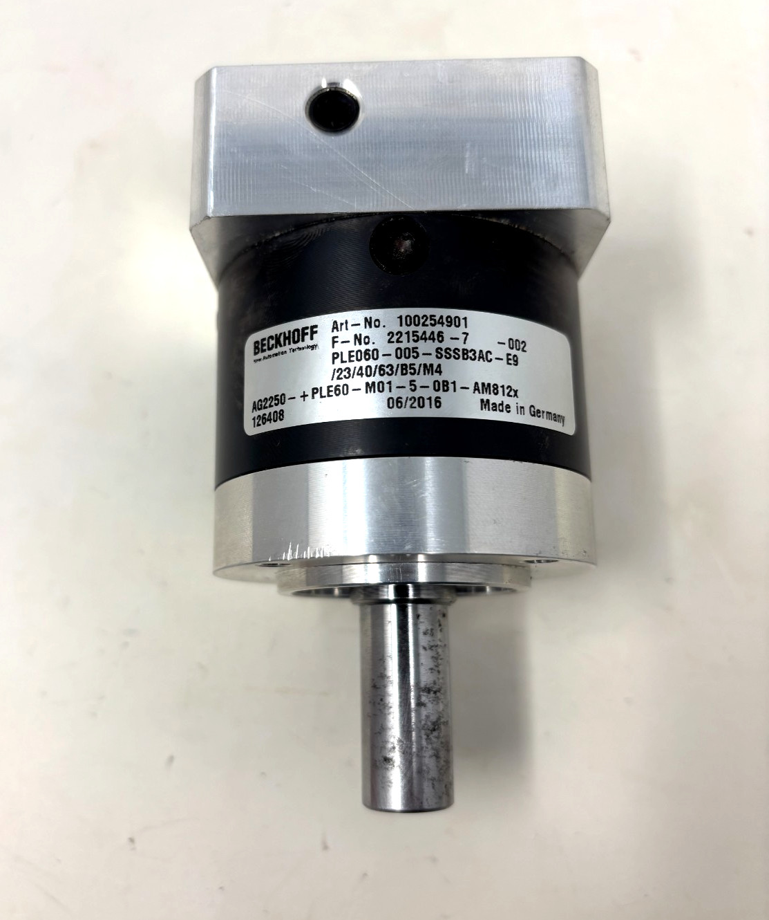 Beckhoff AG2250 PLE060-005-SSSB3AC-E9/23/40/63/B5/M4 Planetary Gearbox