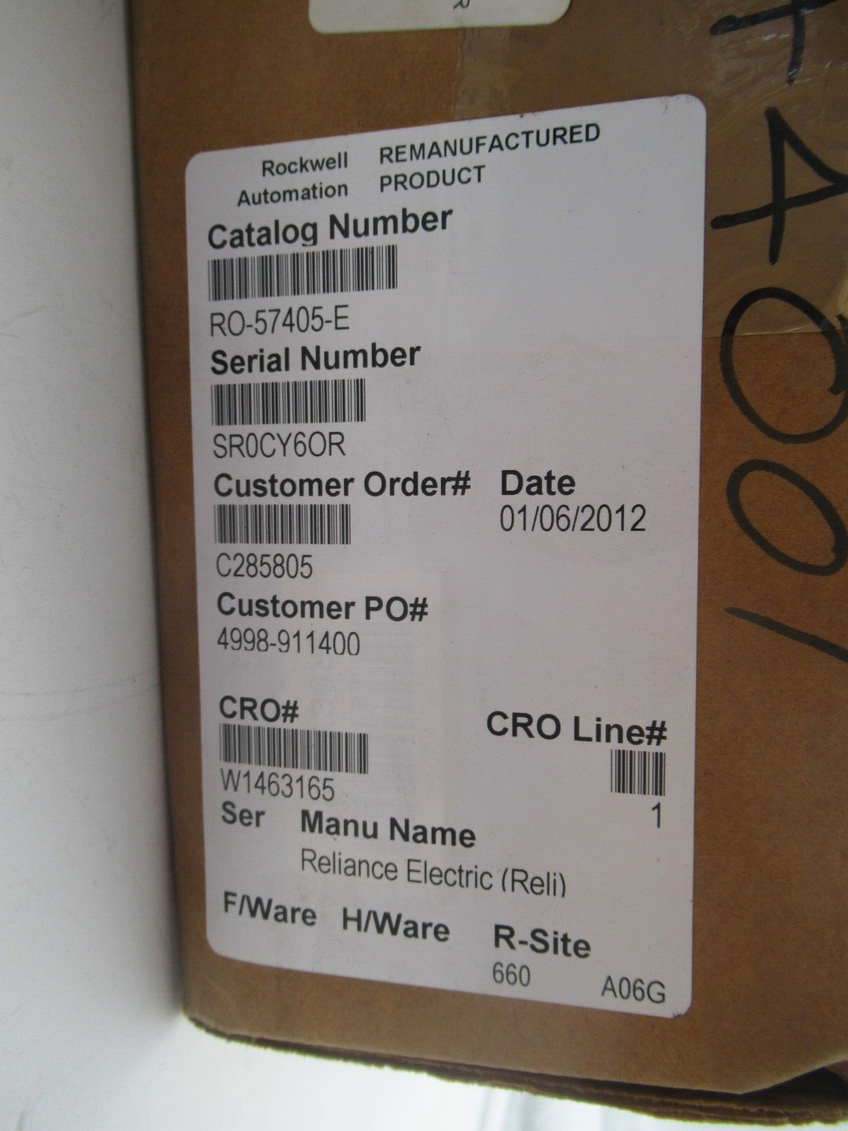 Reliance Electric ABB 57405-E Module Analog D-2715