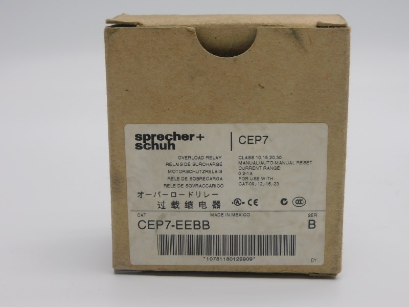 SPRECHER+SCHUH CEP7-EEBB SER. B 690V 0.2-1.0A NSMP