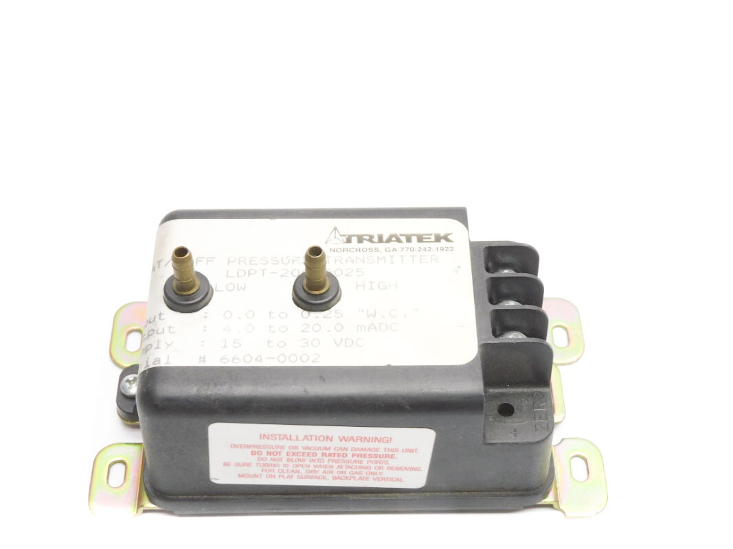 TRIATEK LDPT-200-0025 15-30VDC .025″W.C. NSNP