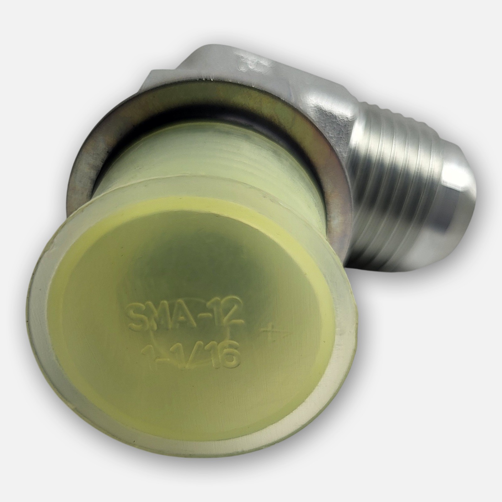 NEW LOT OF 2 PARKER SMA-12 1-1/16″ 90 DEGREE FITTING 1-1/16″ TO 1-1/16″