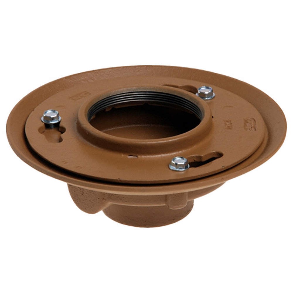 JAY R. SMITH MFG. CO 2005Y02BA-P050 Floor Drain,4 in Body H,Cast Iron 11U235