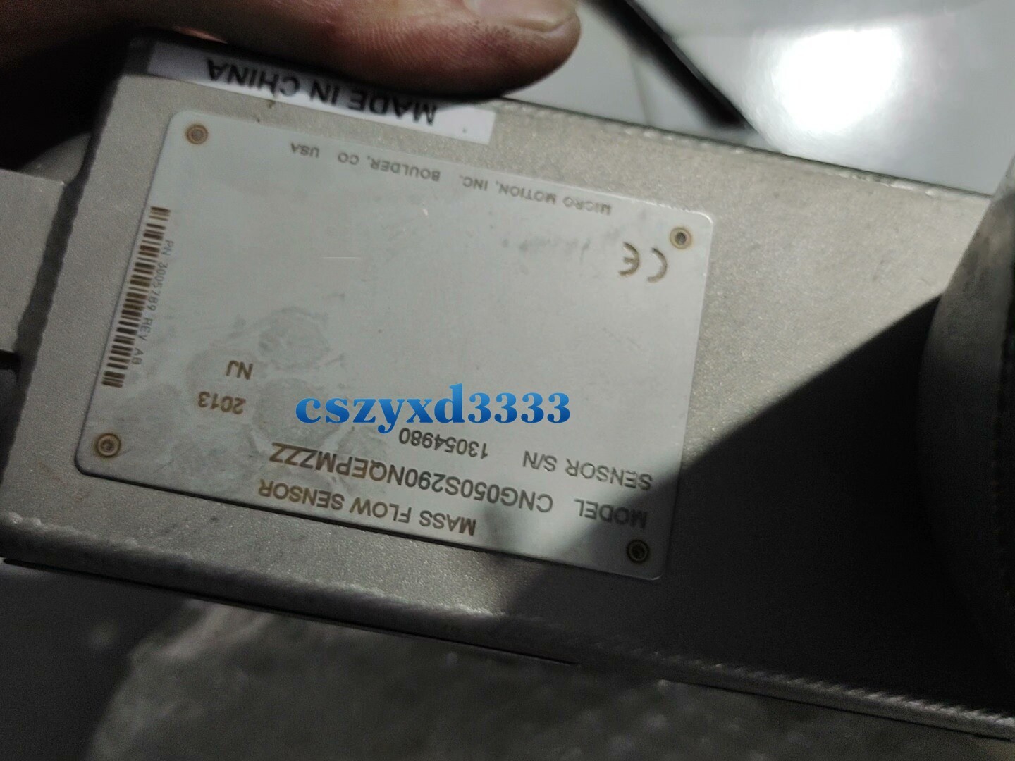 1P Micro motion CNG050S290NQEPMZZZ–used