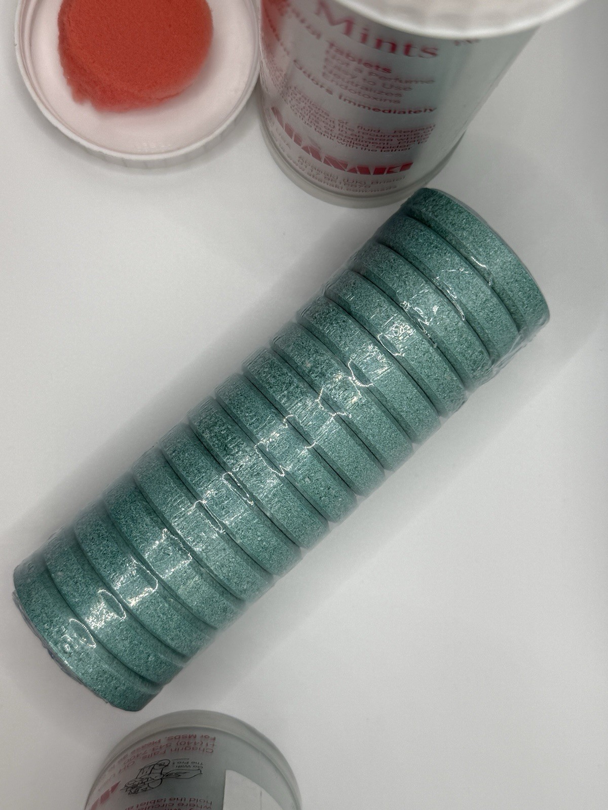 Abanaki Coolant Mints Odor Control Tablets for machine tool coolant sump pumps