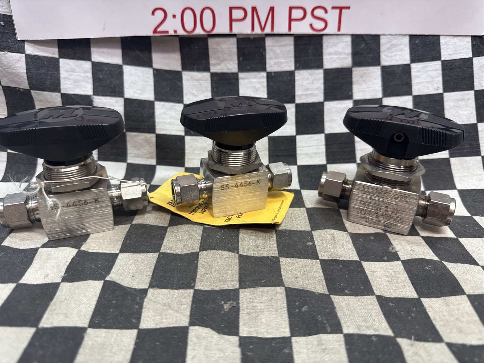 WHITEY SS-44S6-K, SS44S6K, BALL VALVE 3/8″, LOT OF 3, SHIPSAMEDAY#1649F9