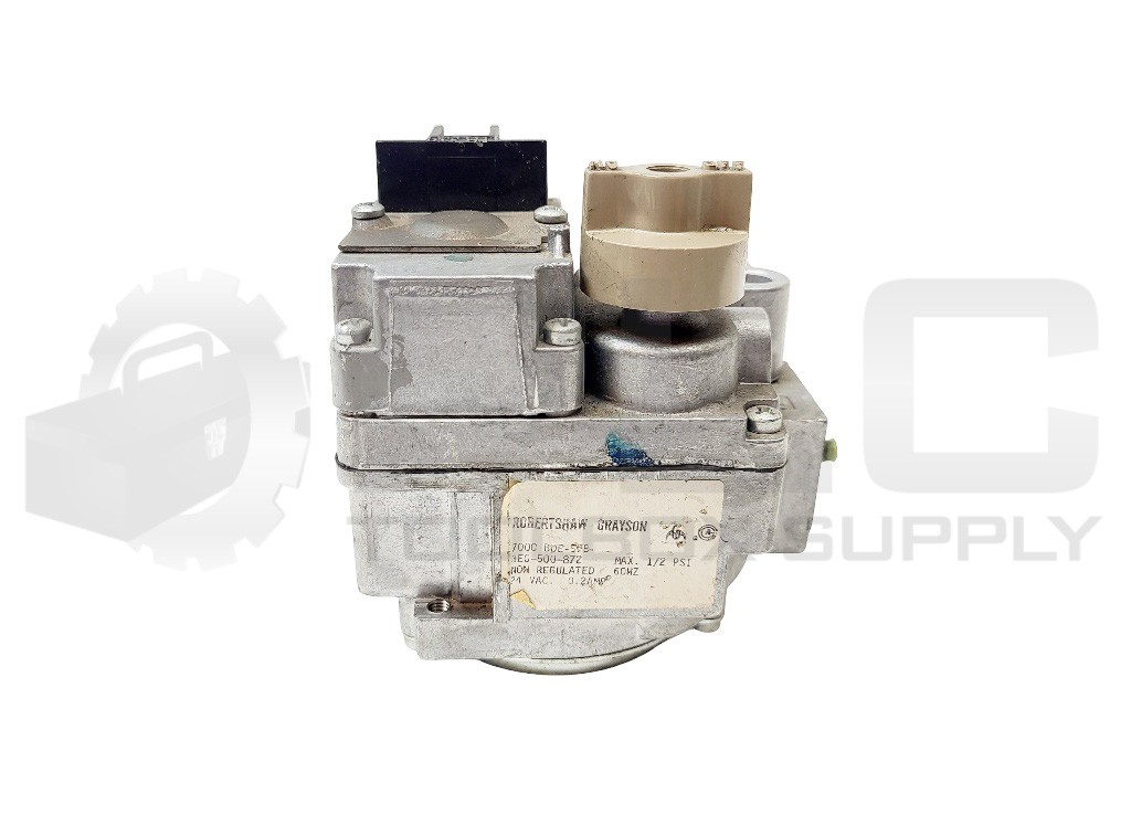 NEW ROBERTSHAW 7000BDES7B CONTROL GAS VALVE 24VAC .2A 60HZ 1/2PSI, 3E0-500-872