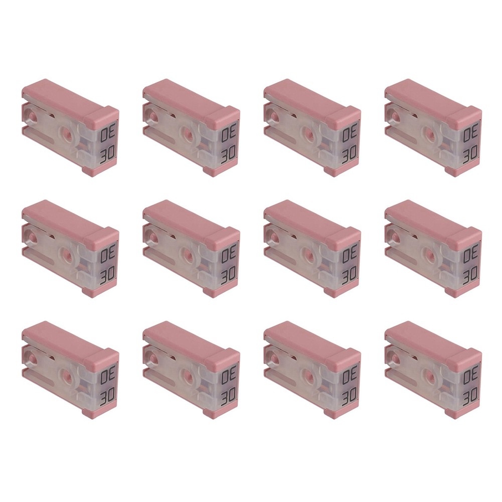 30A 32V Slot Automotive MCASE Fuse Kit for Car and Brake Control, 12 Pack7886