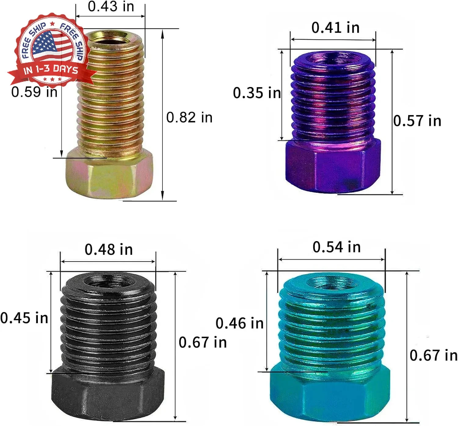 1/4″ Brake Line Kit – 25 Feet Heavy-Duty Stainless Steel Brake Tubing Roll with