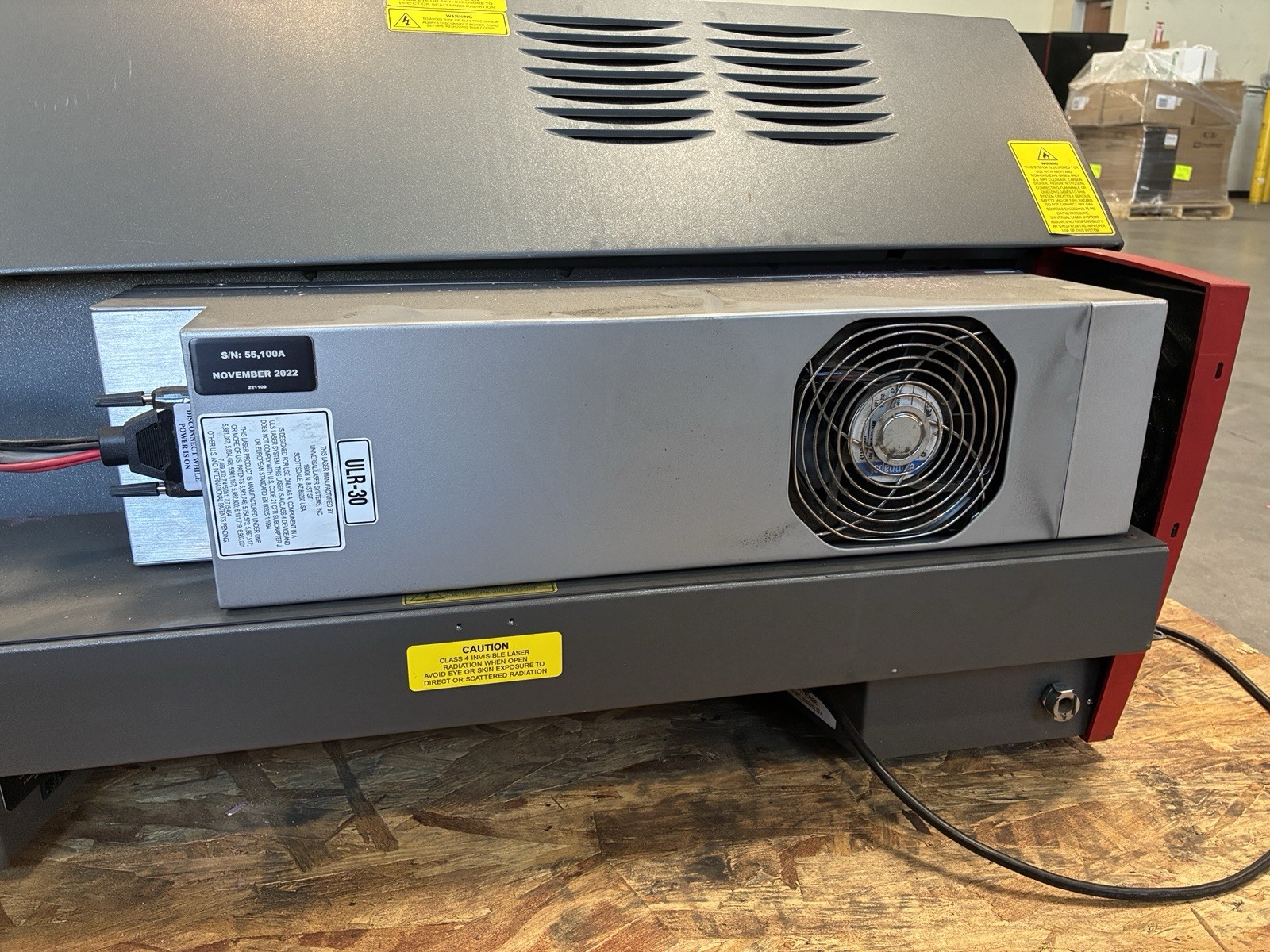 Universal Laser Systems Engraver ULR- 30 Watt For Parts READ