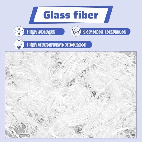 5 Lb Fiberglass Reinforcement 3/4 Inch for Concrete Mortar Mix – Ideal for Walls