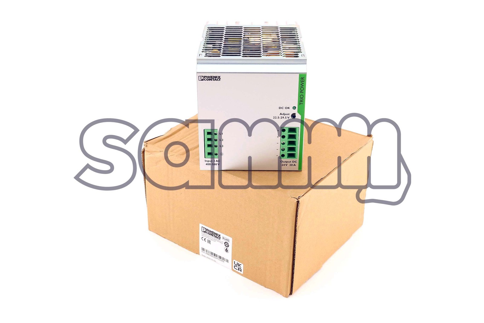PHOENIX CONTACT 2866394 ; TRIO-PS/3AC/24DC/20 POWER SUPPLY UNIT New