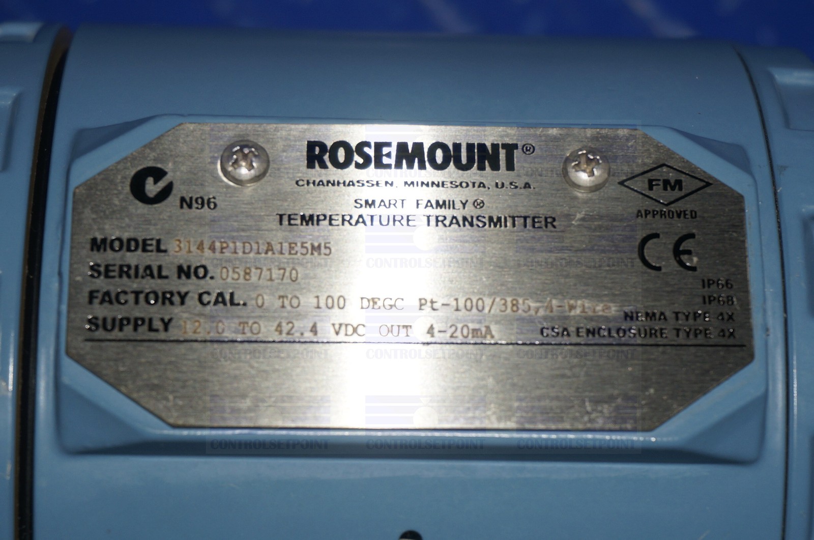 EMERSON ROSEMOUNT 3144PD1A1E5M5 TEMP TRANS 3144 PD1 ID87170