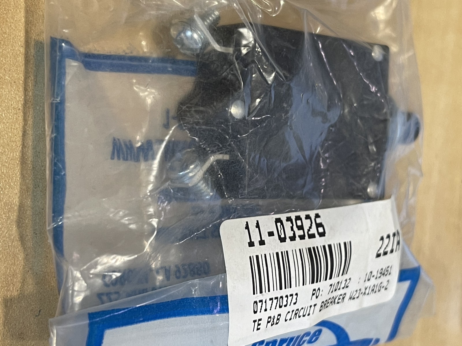 TE Connectivity / P&B Brand W23-X1A1G-2 Circuit Breaker Thermal 1Pole 2A 250V…