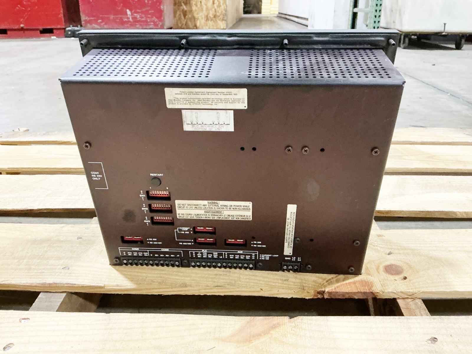 Uticor 100G-1S2R1 Operator Interface 100-250V .25A 50-60DC Rev.A